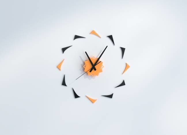 Horloge murale à quartz personnalisable Aquila