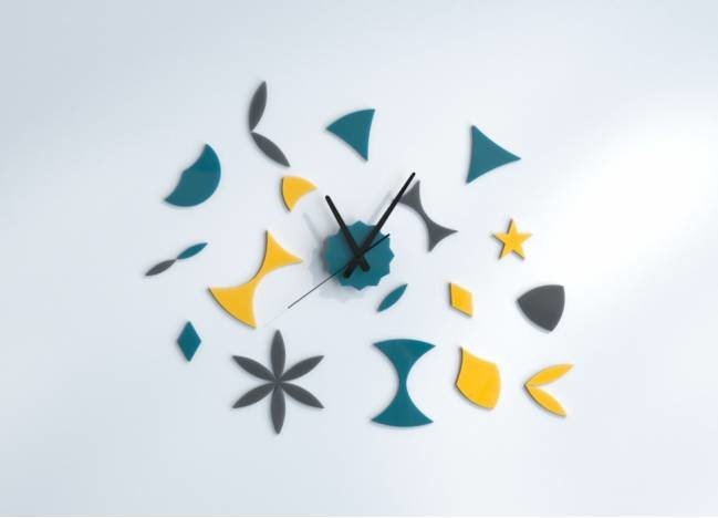 Horloge murale à quartz personnalisable Cosmos
