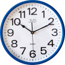 Horloge murale ronde silencieuse bleue