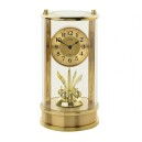 Horloge 400 jours Bayard cylindrique dor&eacute;e chiffres arabes