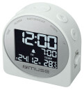 R&eacute;veil digital blanc avec r&eacute;tro&eacute;clairage