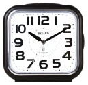 R&eacute;veil silencieux Bayard grand cadran lumineux noir