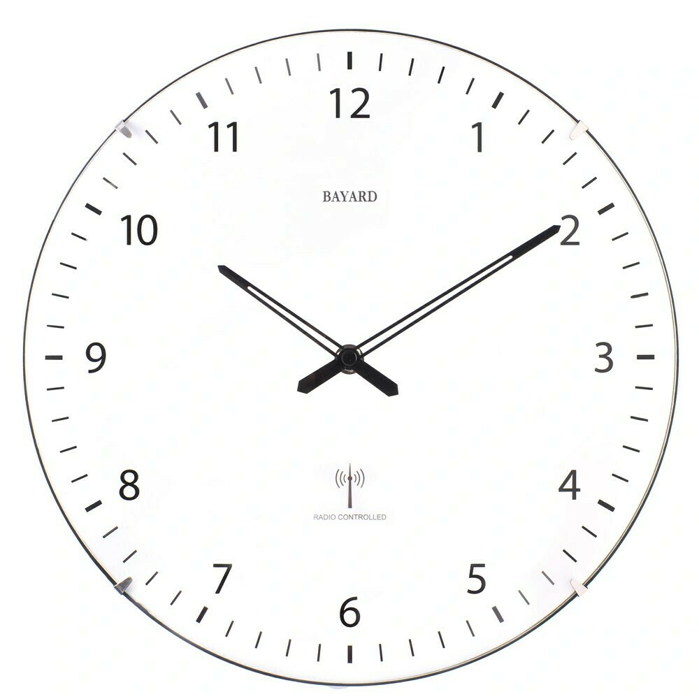 Horloge murale radio-pilot&eacute;e Bayard 30 cm