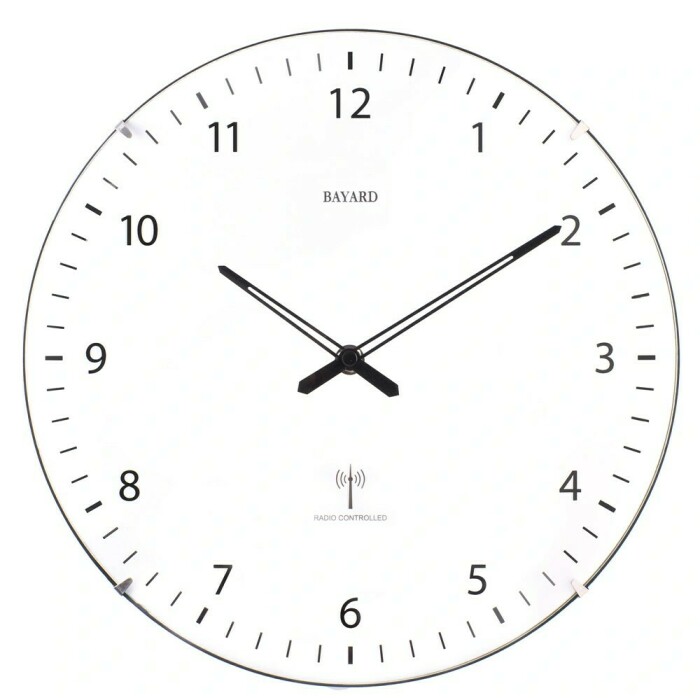Horloge murale radio-pilotée Bayard 30 cm