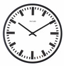 Pendule murale blanche lisible en plastique