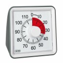 Minuteur manuel rectangulaire blanc &agrave; poser