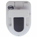 Minuteur digital blanc avec pince ou aimant_arriere