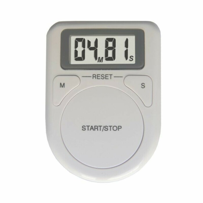 Minuteur digital blanc avec pince ou aimant