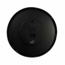 Horloge murale radio pilot&eacute;e en aluminium &Oslash; 50 cm_arriere