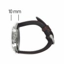 Montre Casio classique avec date bracelet cuir_boitier