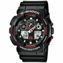Montre Casio G-Shock digitale cadran noir et rouge