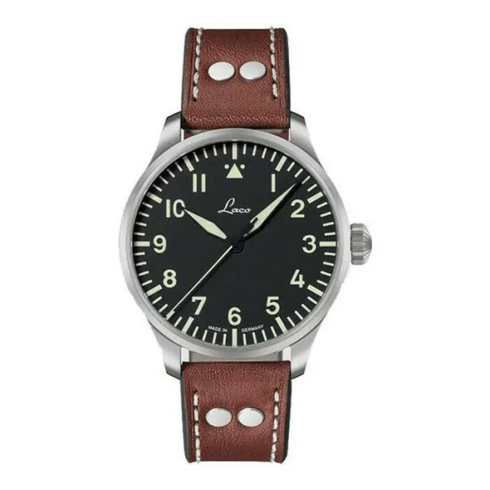 Montre Laco pilote acier Genf 861807.2.D