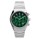 Montre homme Timex Q Falcon Eye chronographe acier cadran vert