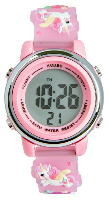 Montre enfant fille licorne Bayard rose