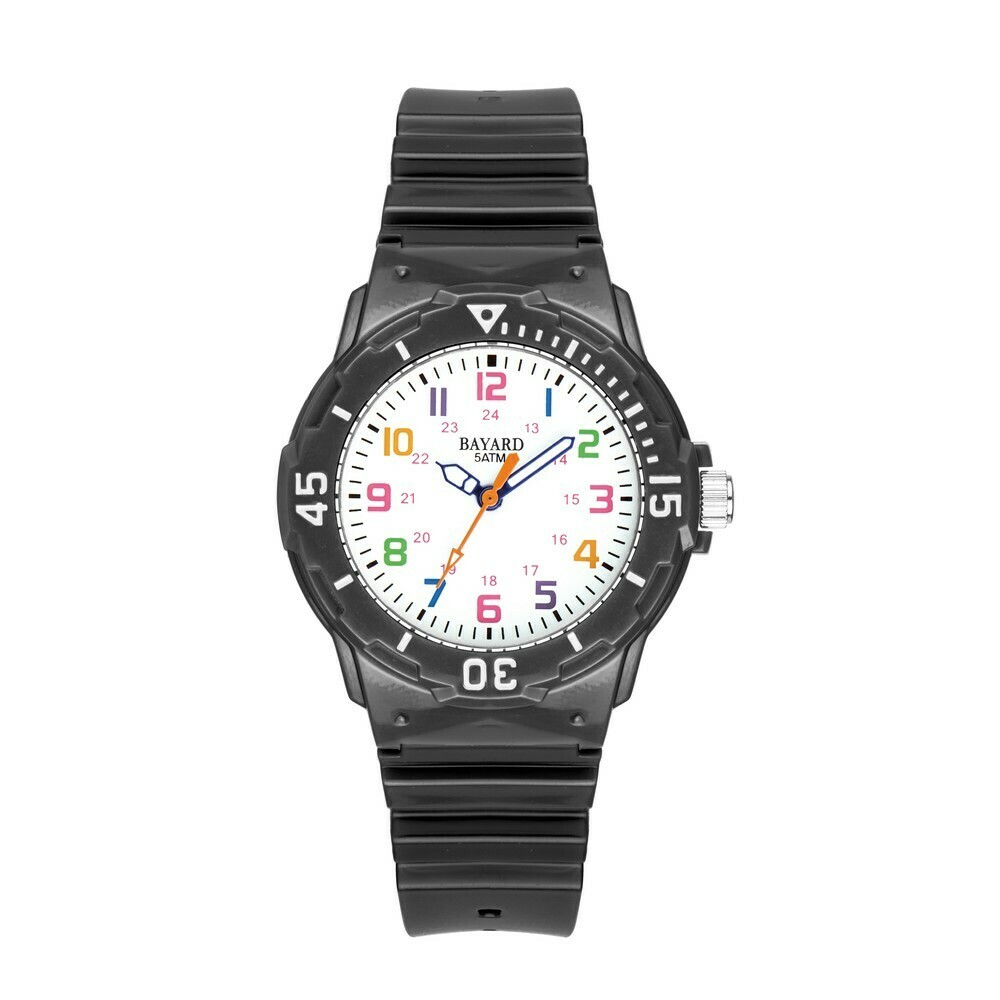 Montre ado gar&ccedil;on style sportif Bayard noir