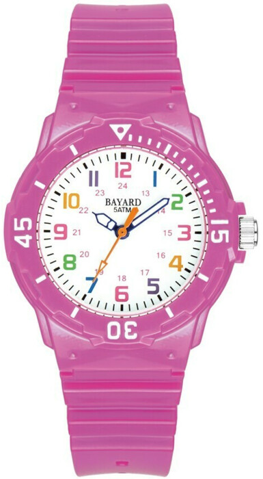 Montre ado gar&ccedil;on style sportif Bayard rose