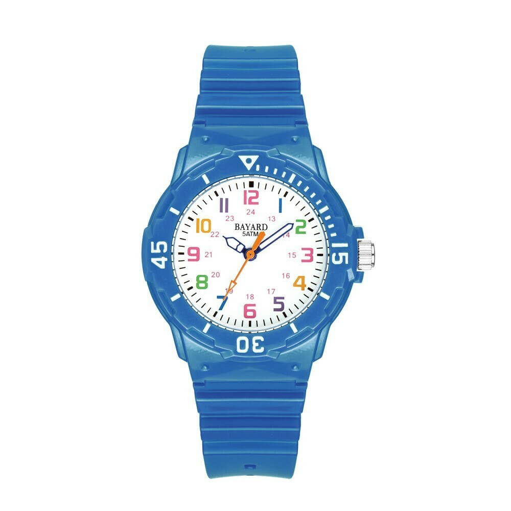 Montre ado gar&ccedil;on style sportif Bayard bleu marine