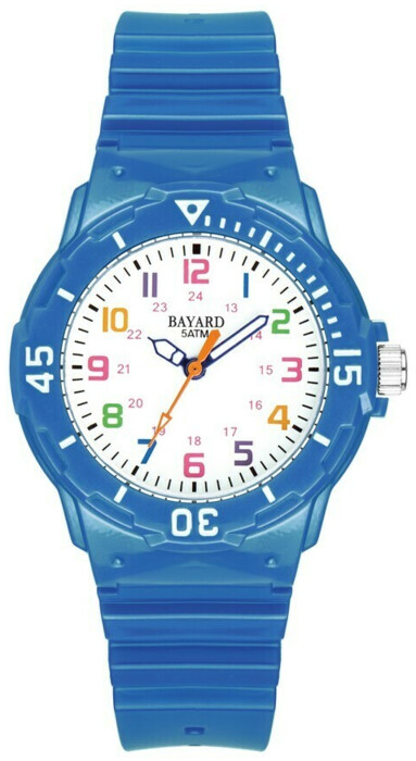 Montre ado gar&ccedil;on style sportif Bayard bleu marine