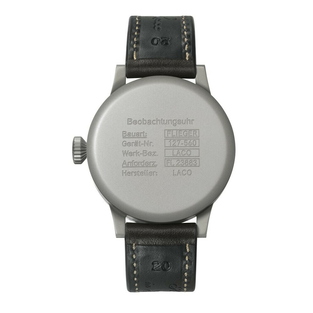 Montre Laco automatique M&uuml;nster acier sabl&eacute; 861748 arriere