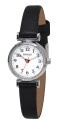 Montre &agrave; quartz ronde dor&eacute;e pour dame bracelet noir