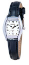 Montre tonneau noire pour femme avec date