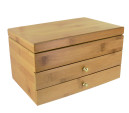 Coffret &agrave; bijoux en bois clair_ferm&eacute;