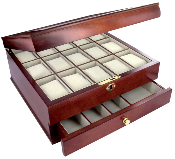 Coffret de montres en bois