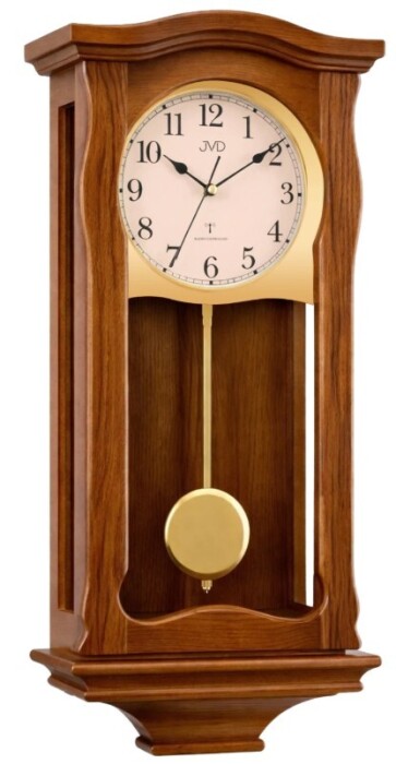 Carillon Westminster radio pilot&eacute; en bois couleur noyer
