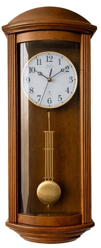 Carillon Westminster radio pilot&eacute; en bois de noyer