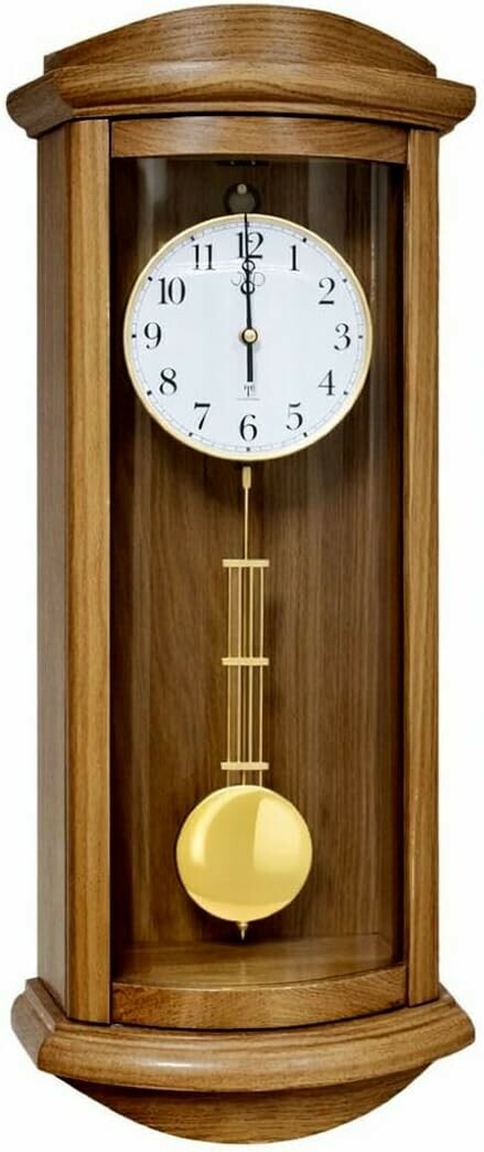 Carillon Westminster radio pilot&eacute; en bois de ch&ecirc;ne clair