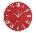 Pendule murale ronde silencieuse rouge