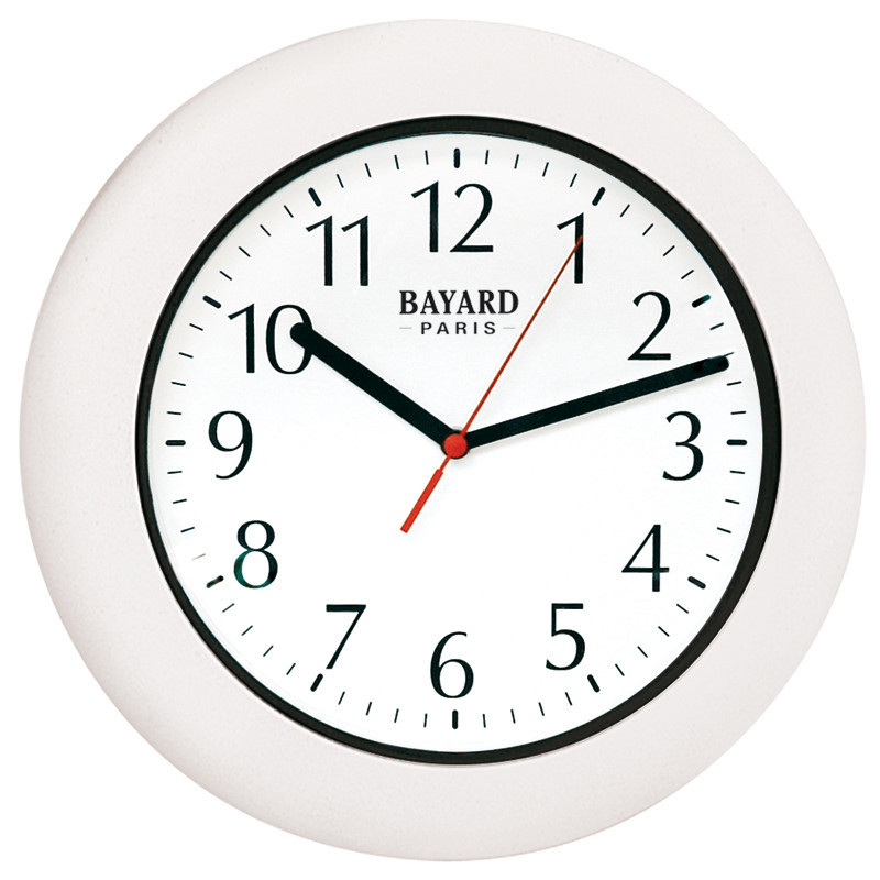 Horloge murale &eacute;tanche pour salle de bain Bayard