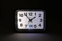 R&eacute;veil radio-pilot&eacute; rectangle date et temp&eacute;rature_lumiere