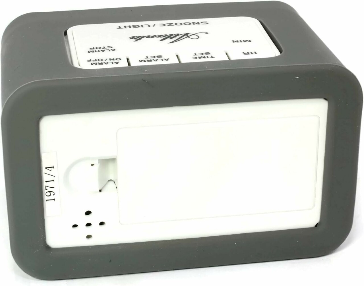 R&eacute;veil digital gris sonnerie bip-bip progressive_arriere