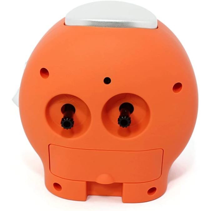 R&eacute;veil orange &agrave; quartz silencieux pour enfant_arriere