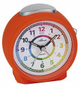 R&eacute;veil orange &agrave; quartz silencieux pour enfant_profil