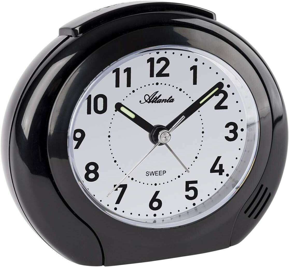 R&eacute;veil silencieux noir sonnerie progressive