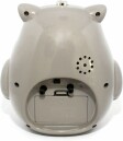 R&eacute;veil silencieux gris pour enfant &quot;hibou&quot;_arriere