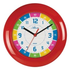 Réveil Pour Enfant Cander Berlin - Cadran D'apprentissage Silencieux - 10,8 Cm - Motif Bois - Fonction Veilleuse Et Snooze