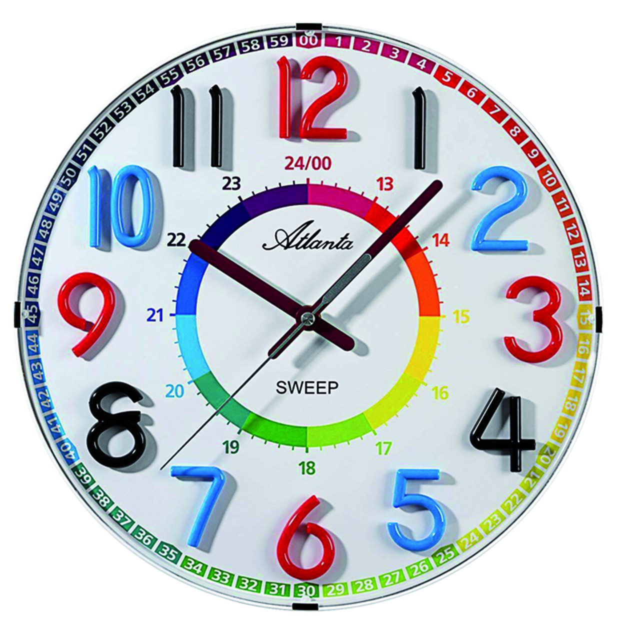 Horloge enfant : Devis sur Techni-Contact - Pendule coloré mural