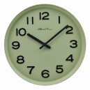 Horloge murale Atlanta amidon de ma&iuml;s verte