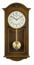 Carillon Westminster en bois de ch&ecirc;ne vitre s&eacute;rigraphi&eacute;e