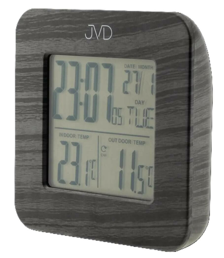 R&eacute;veil digital double alarme temp&eacute;rature int&eacute;rieure et ext&eacute;rieure profil