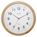 Horloge murale ronde silencieuse en bois