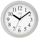 Horloge murale grise &eacute;tanche et silencieuse pour salle de bain
