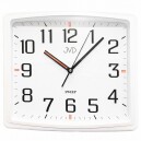 Horloge murale rectangulaire blanche tr&egrave;s lisible