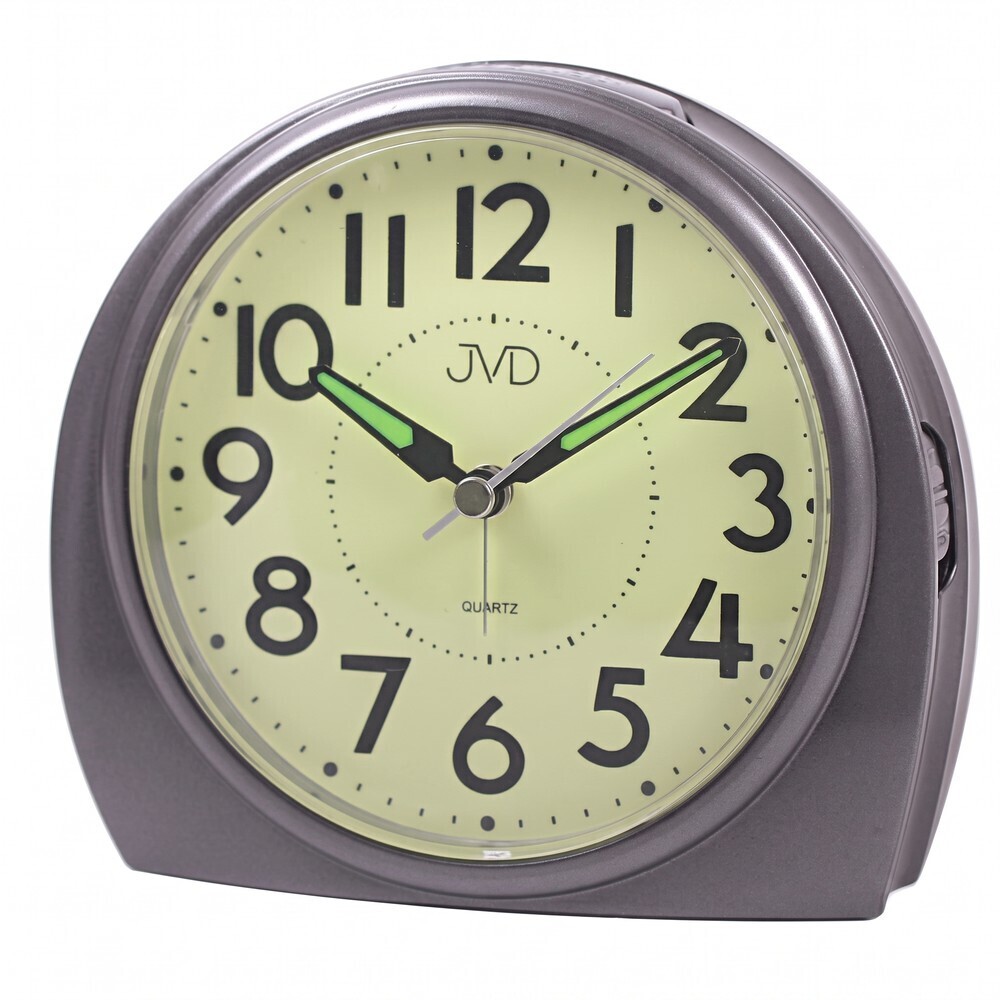R&eacute;veil lumineux JVD silencieux gris