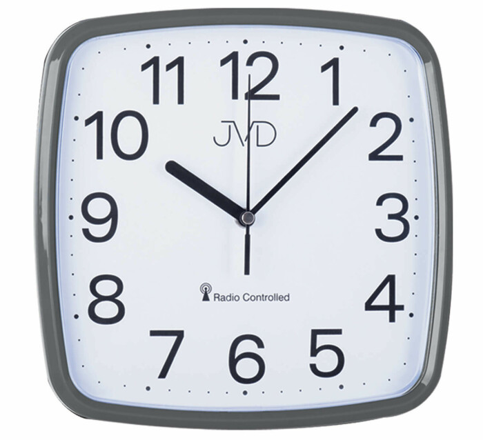 Horloge murale digitale radio-pilotée plastique 270x410x43mm