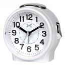 R&eacute;veil silencieux blanc JVD &eacute;clairage bleu
