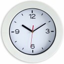 Horloge murale blanche ronde &agrave; poser ou &agrave; accrocher